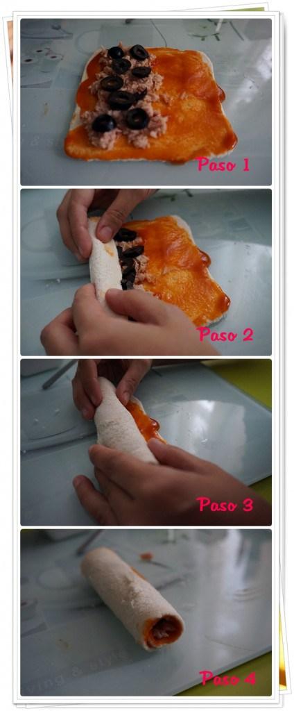 Paso para enrollarlo