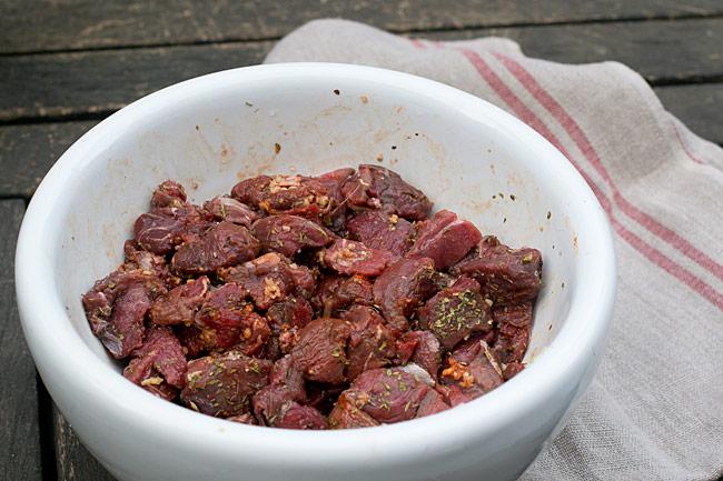 receta de cómo hacer carne de monte