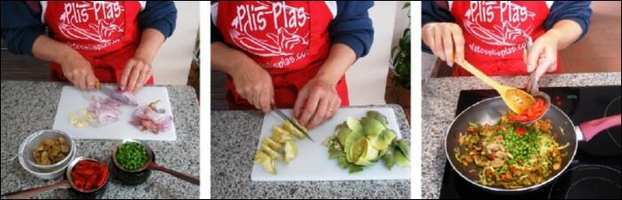 Tortilla-de-verduras-con-chorizo-paso-a-paso