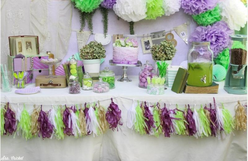 cumpleaños en el orient express mesa dulce