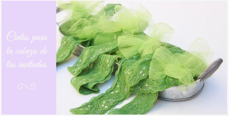 cinta para las invitadas