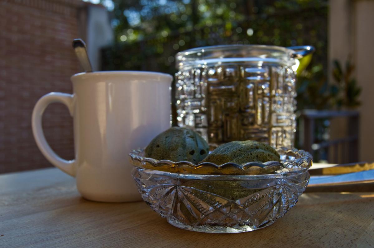 Madelaines con taza y hielera