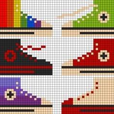 Converse de hama beads