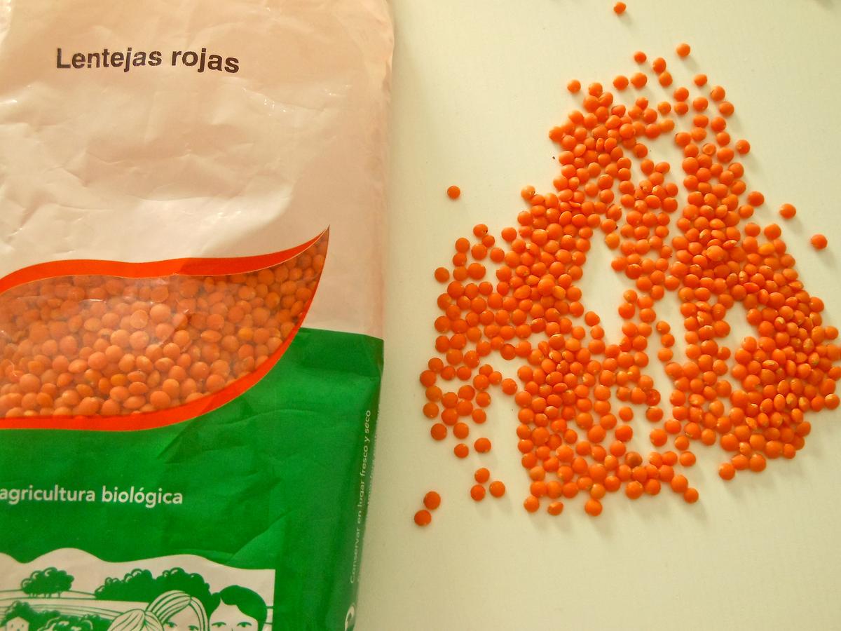 Lentejas rojas