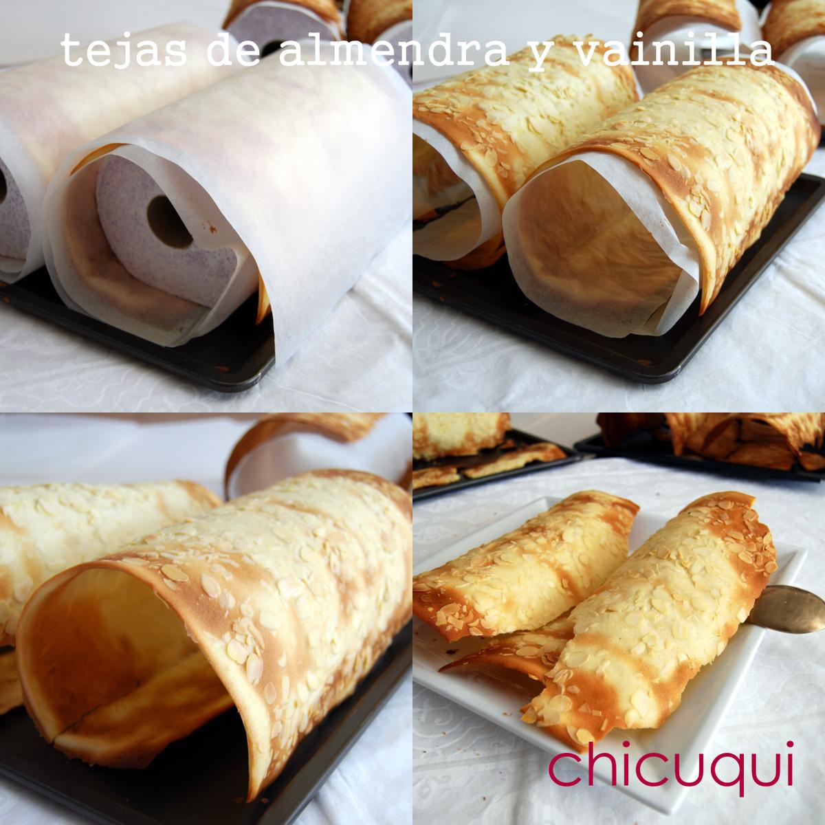 receta de tejas de almendra y vainilla en galletas decoradas chicuqui.com 