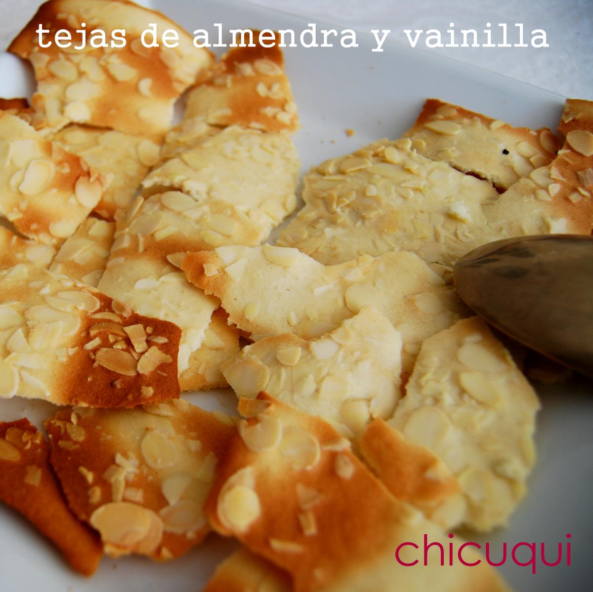 receta de tejas de almendra y vainilla en galletas decoradas chicuqui.com 