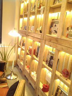 Muebles con palets - Libreria