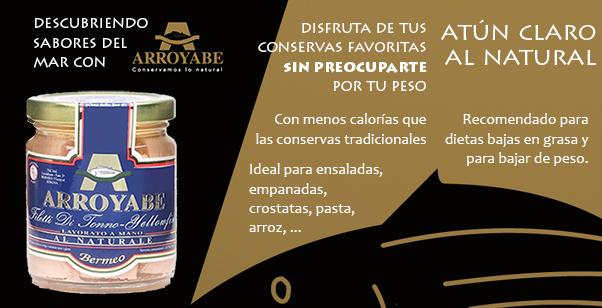 atún al natural Arroyabe