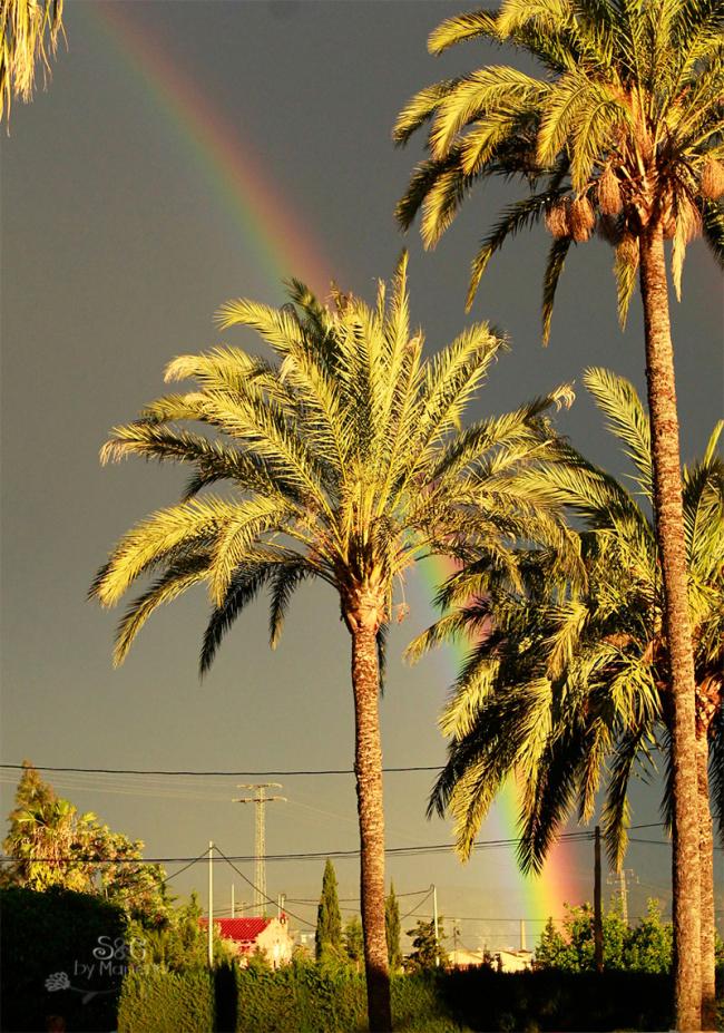 Comunión Candy Bar, Chalk Paint, La Alacena de Angela, Lolayelcaracolverde, papel azúcar, sweets and gifts, bloguera murciana, palet, guirnalda, vintage, Arcoiris