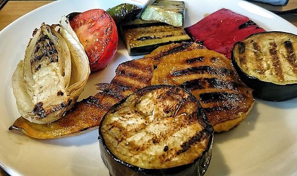 OMA Bistró Barcelona, verduras asadas