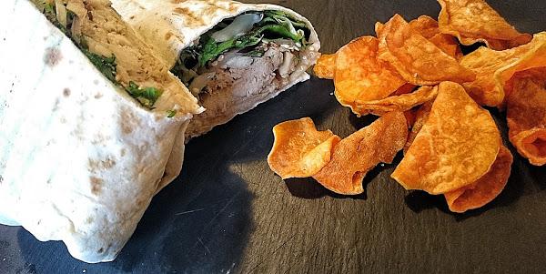 OMA Bistró Barcelona, wrap pollo