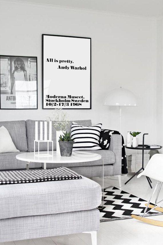 All is pretty: Ideas para decorar con la conocida lámina de Andy Warhol.