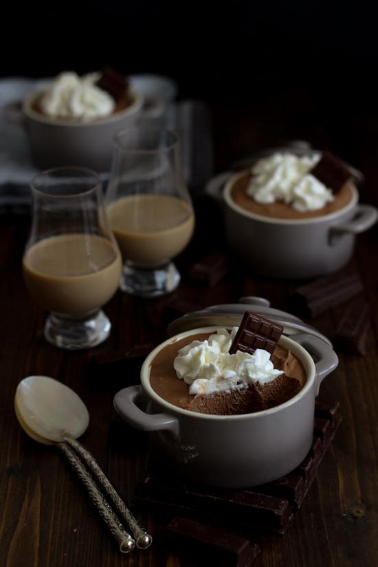 Mousse chocolate y baileys 8