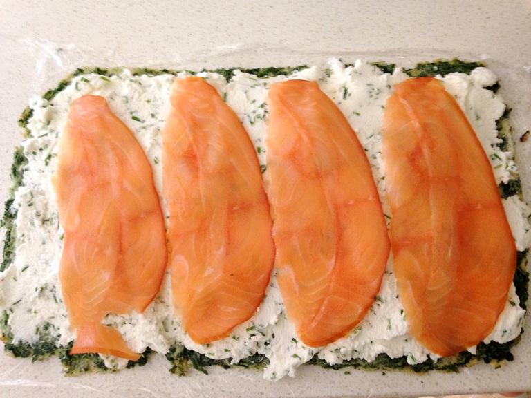 rollo salmón
