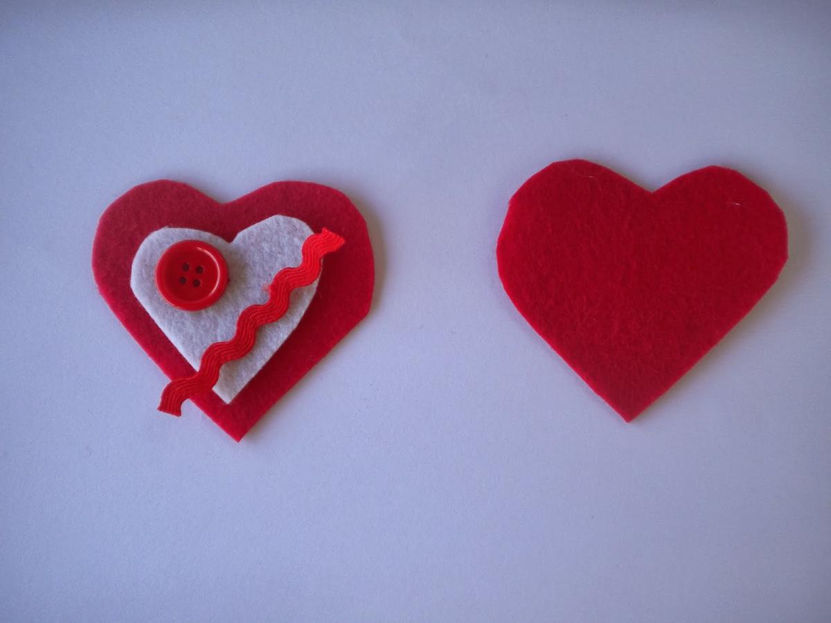 Manualidades Caseras Inma Corazones de fieltro como cortar los corazones