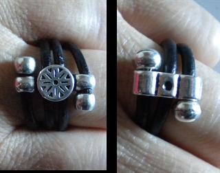 manualidades caseras faciles anillos en cuero y zamak originales 