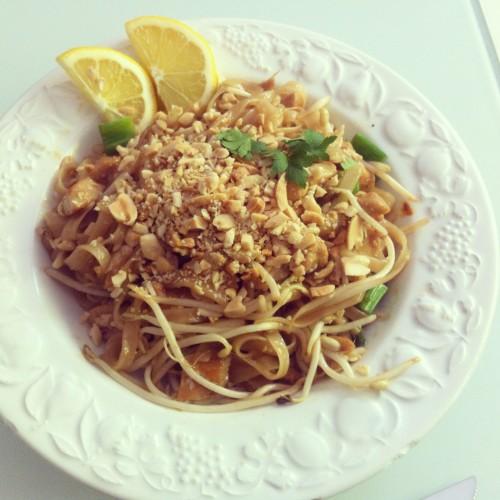Receta de Pad Thai tailandés casero 