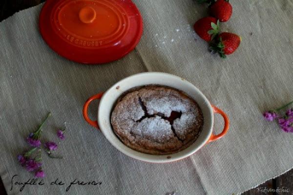 Soufflé de fresas kidsandchic