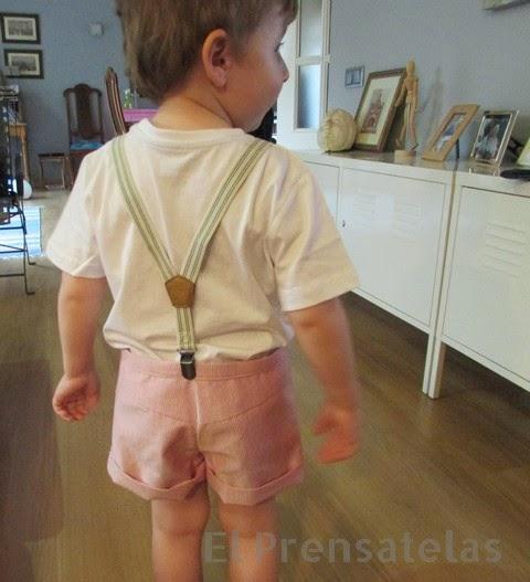 Patrón shorts niño Burda