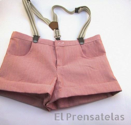 Patrón shorts niño Burda