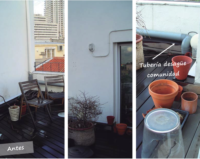Antes y Después de una Terraza de menos de 20 M2 by La habitación Verde - Blog T&D 