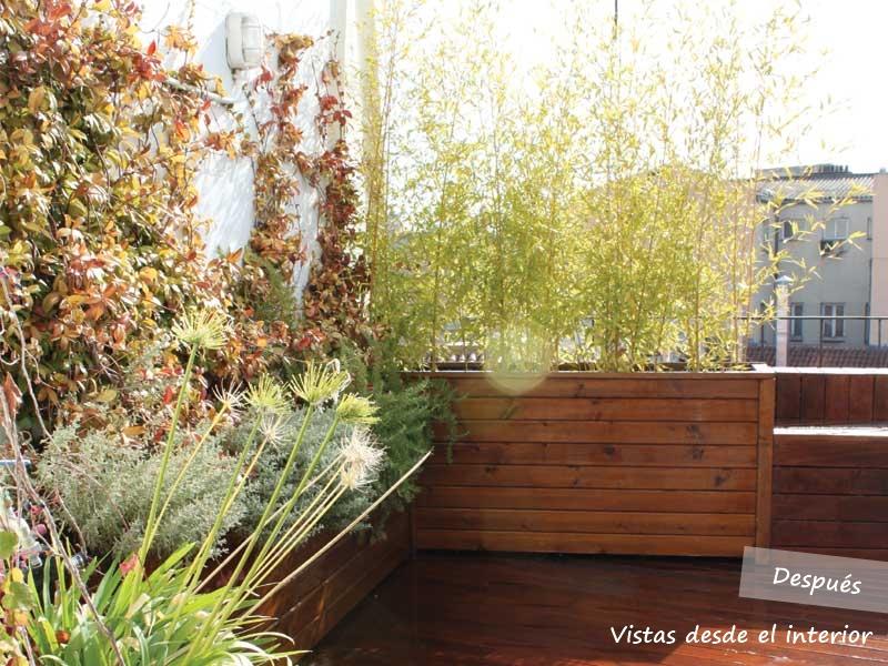 Antes y Después de una Terraza de menos de 20 M2 by La habitación Verde - Blog T&D 