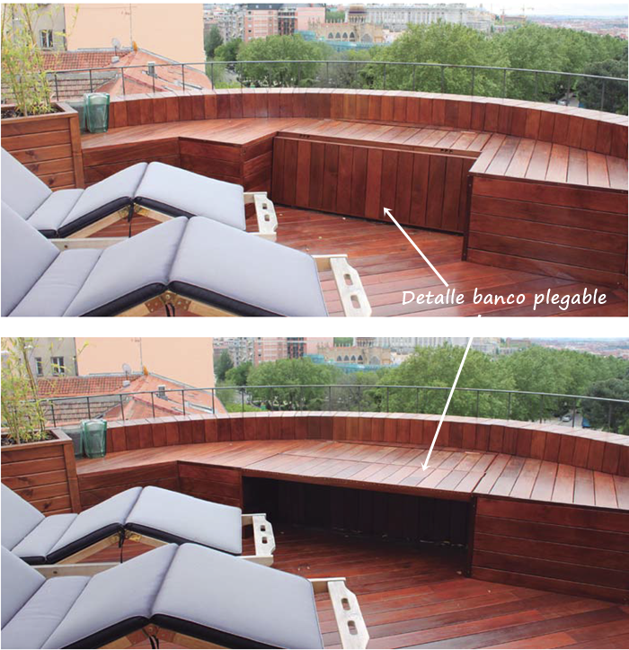 Antes y Después de una Terraza de menos de 20 M2 by La habitación Verde - Blog T&D 