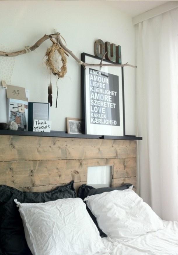 Cabeceros con palets de madera; Ideas diferentes para decorar tu dormitorio.