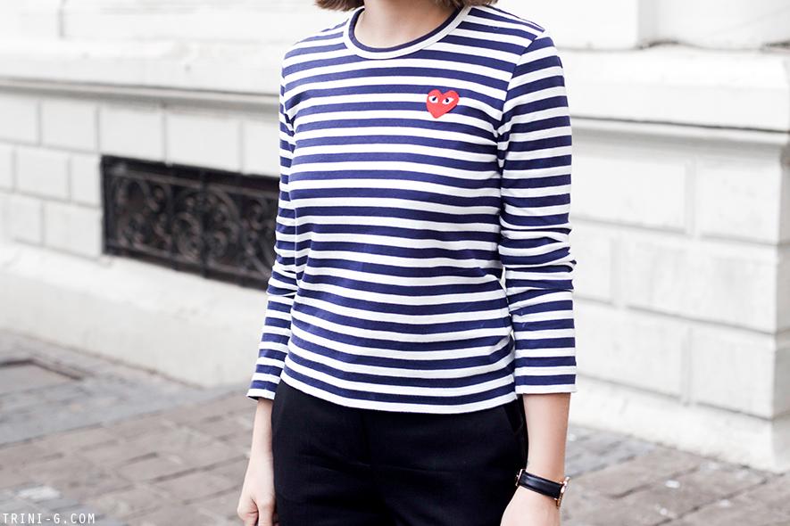 Trini | Comme de Garçons PLAY striped shirt