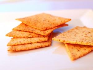Crackers sin gluten, sin leche y sin huevo