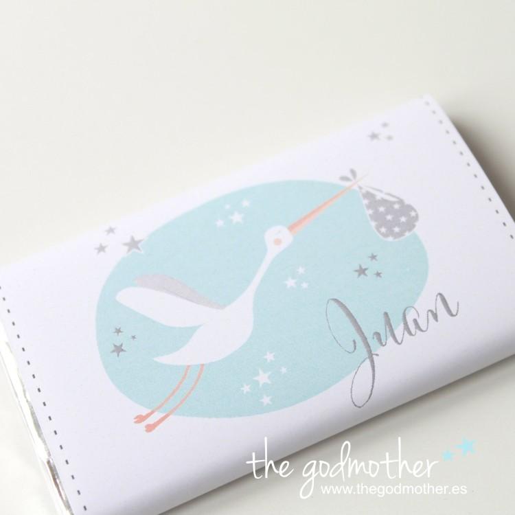 chocolatina personalizada bautizo 2