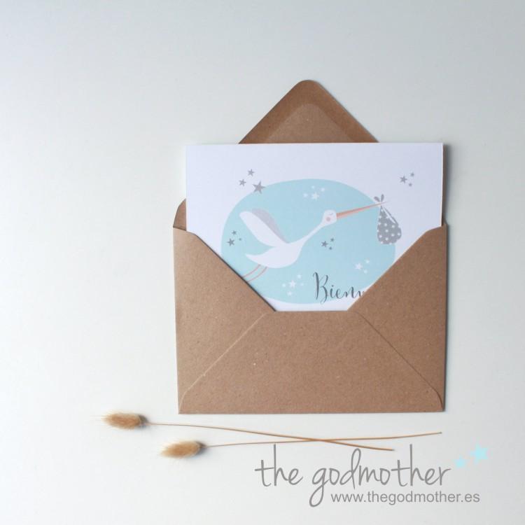 tarjeta bienvenida recién nacido 2