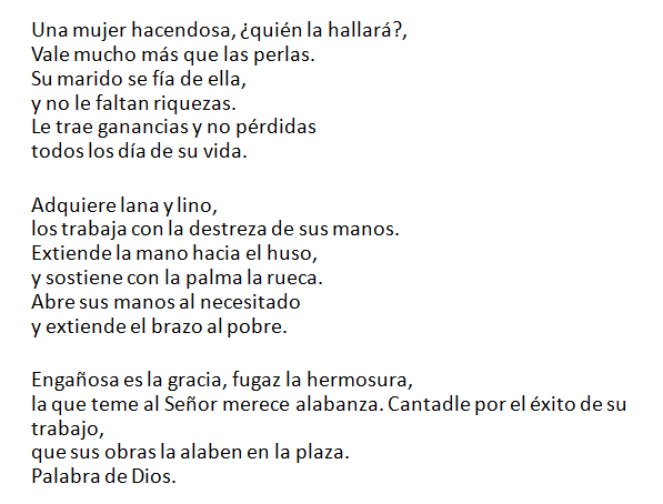 lectura libro del proverbio