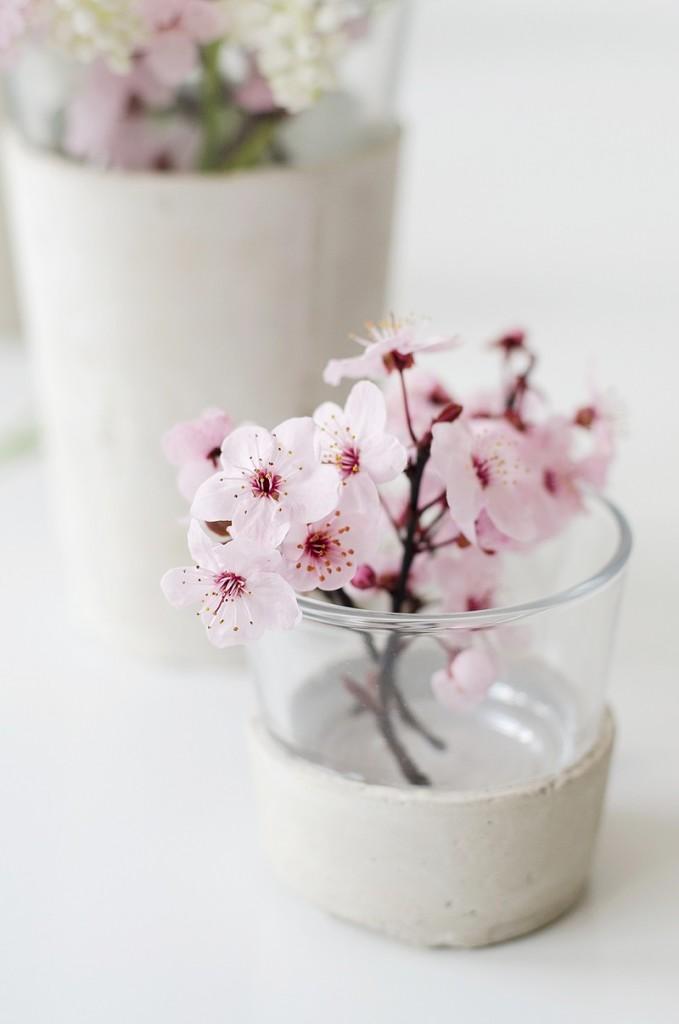 floreros de cemento rapido