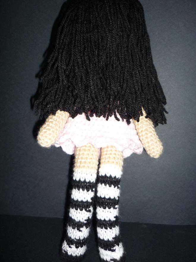 Patrón vestido muñeca Gorjuss