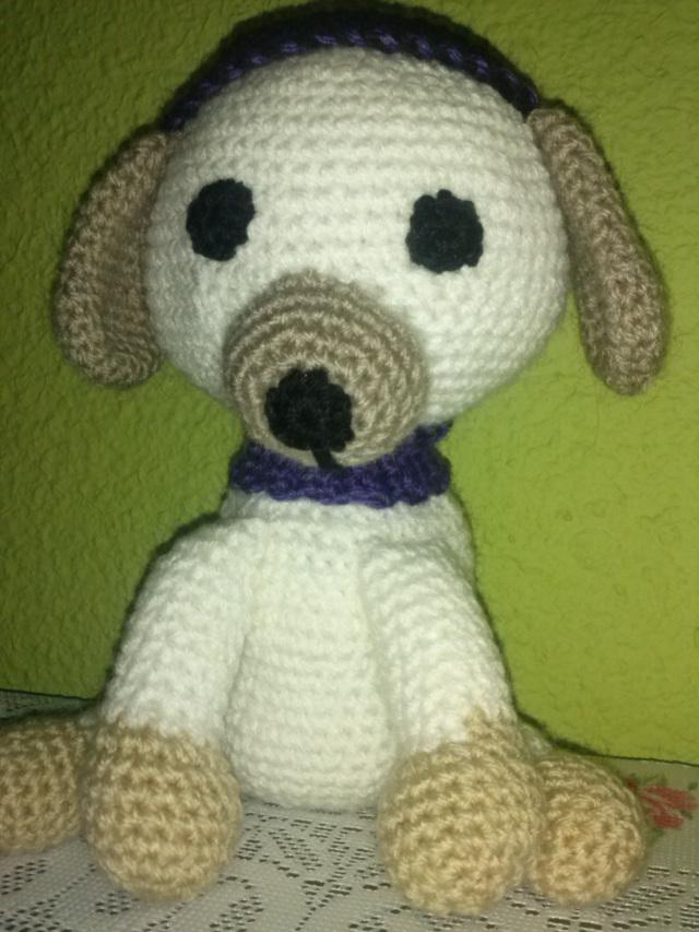 Patrón perrito tejido a crochet