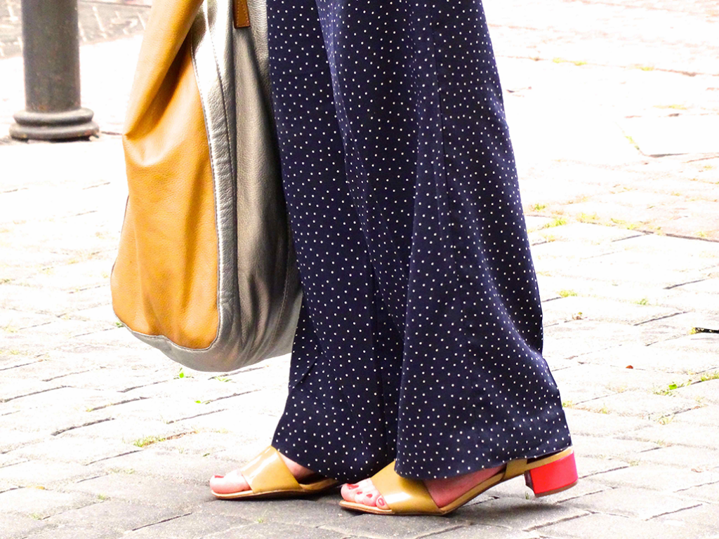 pantalones de lunares moda