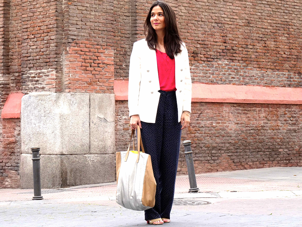 combinar una americana blanca