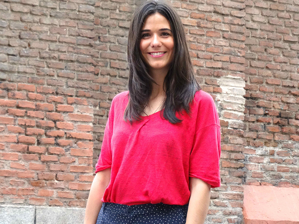 pantalones de lunares de trucco