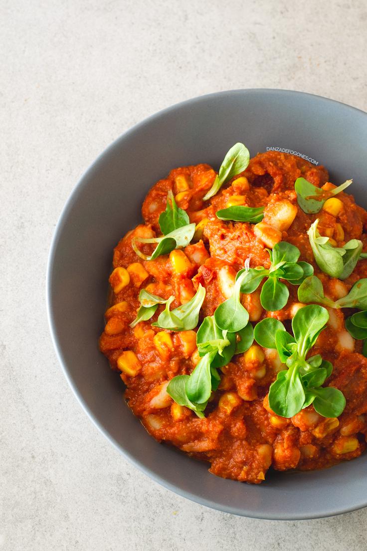 Guiso de Alubias en 15 Minutos