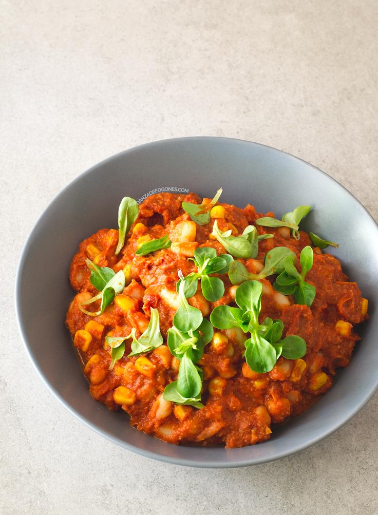 Guiso de Alubias en 15 Minutos