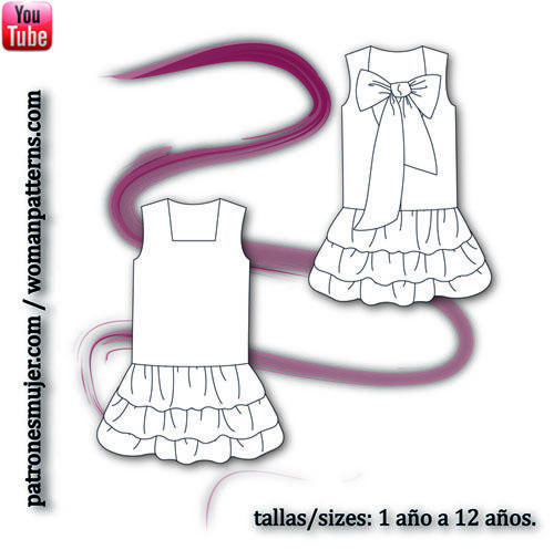 vestido con falda