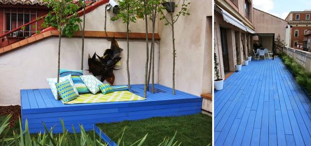 Casa Decor- Terraza azul