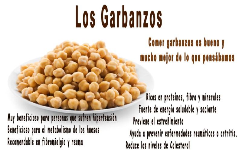 Los Garbanzos, propiedades y beneficios