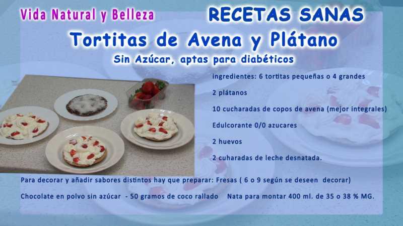 Receta Tortitas Avena Platano (Copiar)