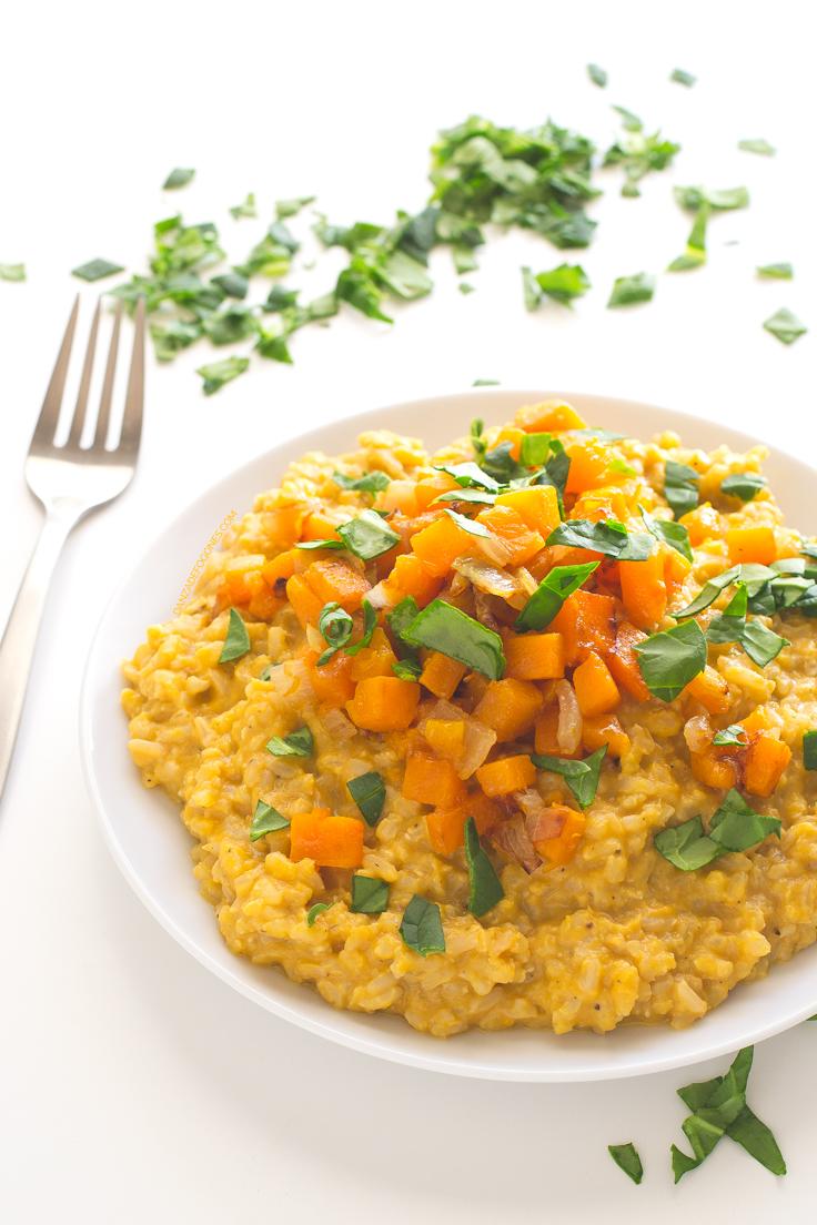 Risotto vegano de calabaza | Cocina