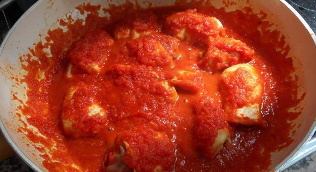 Pechugas rellenas tomte