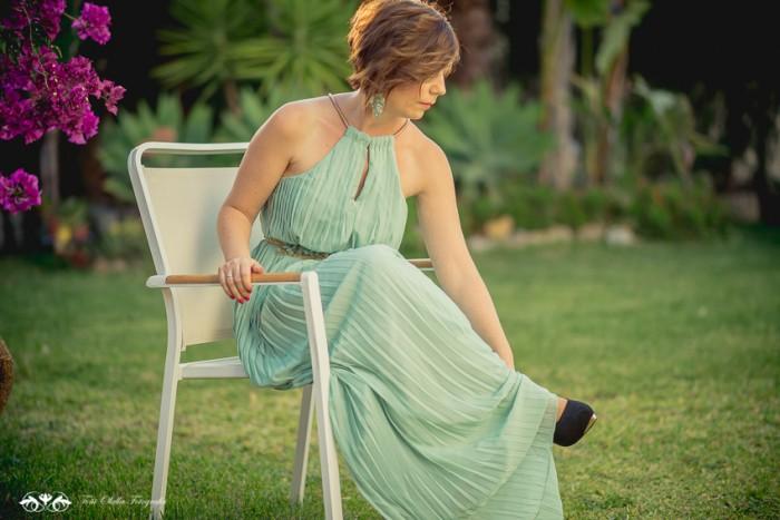 Look de invitada vestido mint sheinside