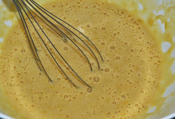 ingredientes líquidos magdalenas plátano y nueces