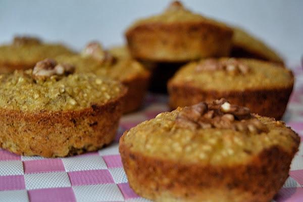 MAGDALENAS DE PLÁTANO Y NUECES